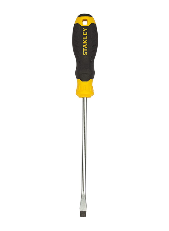 

Stanley 6.5 x 150mm Cushion Grip Magnetic Tip Slotted Screwdriver, STMT60828-8, Yellow/Black/Silver
