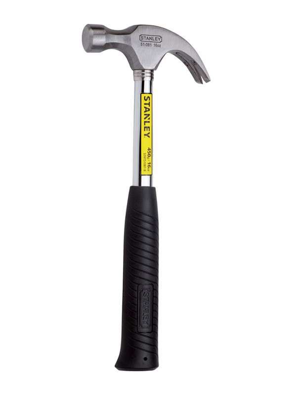 

Stanley 16oz Jacketed Steel Handle Hammer, Black/Yellow