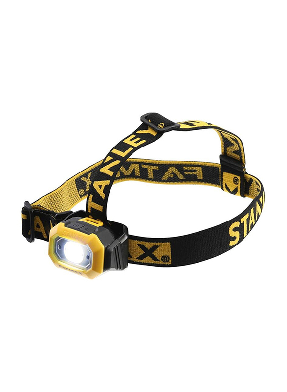 

Stanley FatMax 200 Lumens Head Lamp with Strap, Black/Yellow