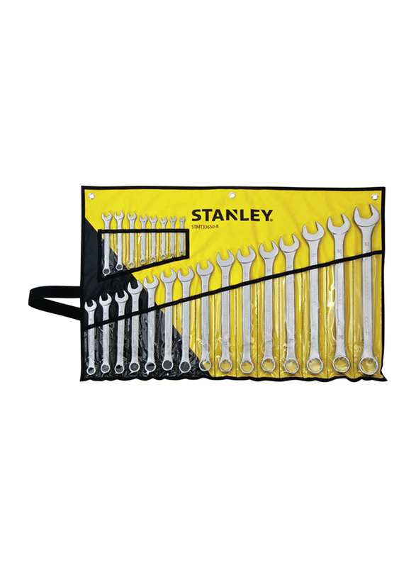

Stanley 23 Piece Combination Wrench Set Pouch, STMT33650-8, Silver