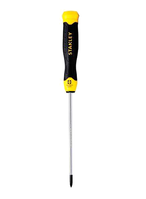 

Stanley PH2 x 250mm Phillips Soft Grip Magnetic Tip Screwdriver, Black/Yellow