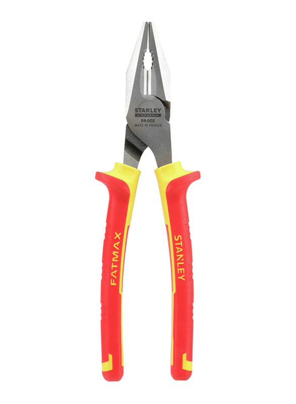 

Stanley 200mm Fatmax VDE Combination Plier, 84-002, Red/Yellow