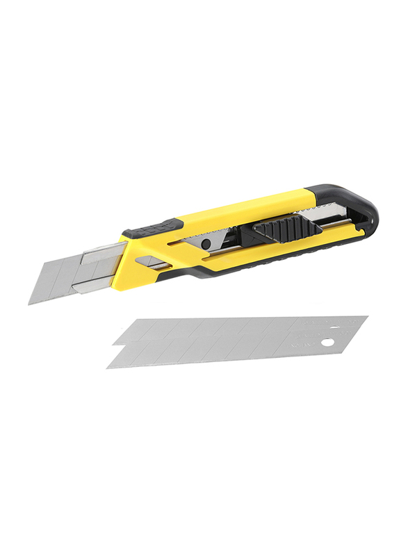 

Stanley 18mm Cruiser Auto Slide Knife, STHT10266-1, Yellow/Black/Silver