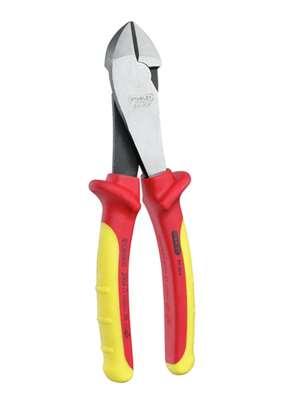

Stanley 200mm Fatmax VDE Diagonal Plier, 84-004, Red/Yellow