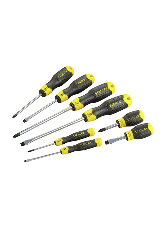 

Stanley 8-Piece Screwdriver Set, 0-65-011, Black/Yellow