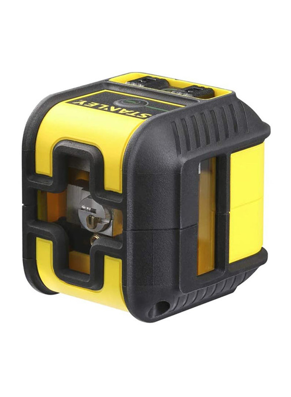 

Stanley 16M 90 Cross Line Green Beam Laser Level with QuickLink, Bag and Batteries Set, STHT77592-1, Yellow/Black