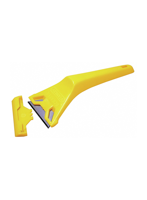 

Stanley 170mm - 60mm ABS Window Scraper, 0-28-590, Yellow/Silver