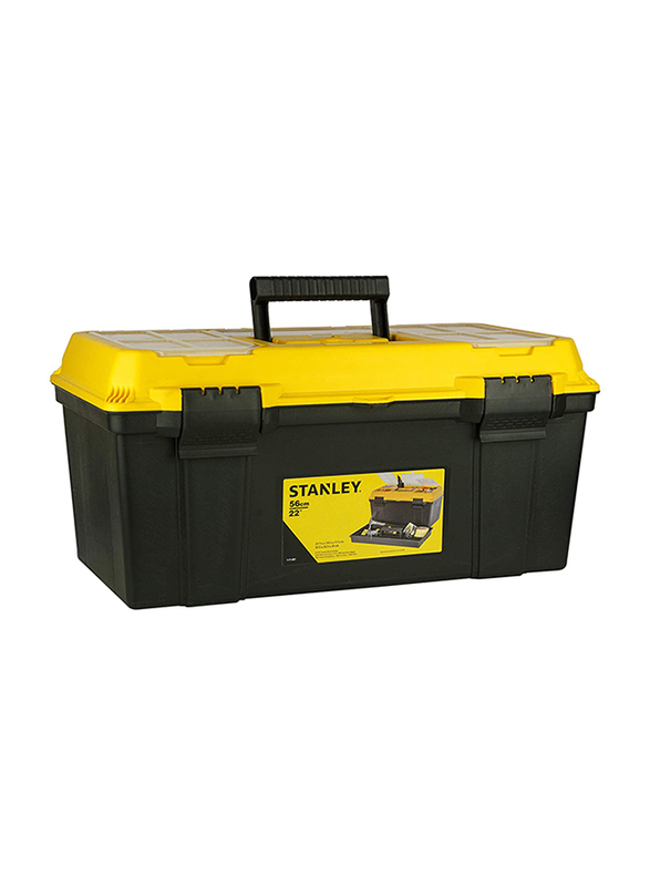 

Stanley 22-inch Top Lid Plastic Tool Box, 1-71-951, Yellow/Black