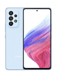 Samsung Galaxy A53 128GB Awesome Blue, 6GB RAM, 5G, Dual Sim Smartphone, Middle East Version