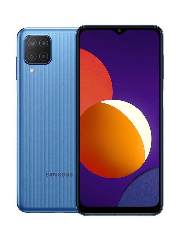 Samsung Galaxy M12 64GB Blue, 4GB RAM, 4G LTE, Dual Sim Smartphone, Middle East Version
