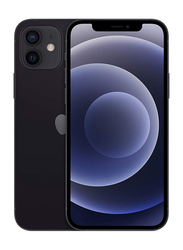 Apple iPhone 12 256GB Black, With FaceTime, 4GB RAM, 5G, Middle East Version