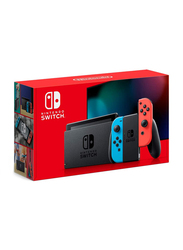 Nintendo Switch HAC-001 International Version Extended Battery Life, with Joy Controller, Neon Blue/Neon Red