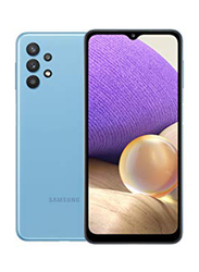 Samsung Galaxy A32 128GB Blue, 6GB RAM, 4G LTE, Dual Sim Smartphone, UAE Version