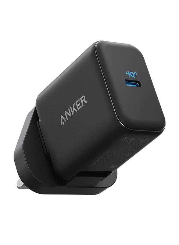 

Anker PowerPort III UK+US Plug Wall Charger, 25W, PD USB Type-C Port, Black