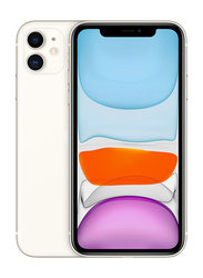 Apple iPhone 11 128GB White Smartphone, Without Facetime, 4GB RAM, 4G LTE, Middle East Version