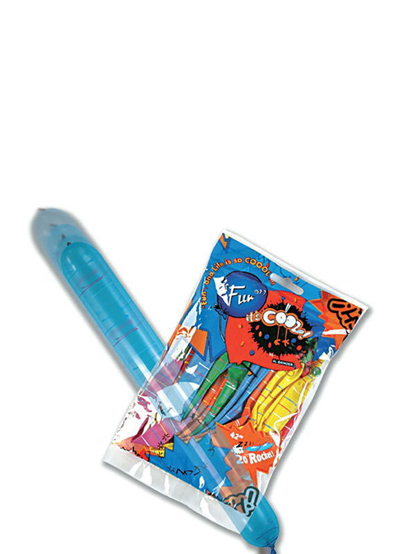 

Fun Its Cool Rocket Balloon Set, 20 Pieces