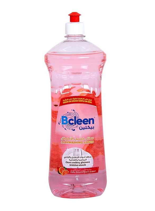 

Bcleen Pink Grape Fruit Dishwashing Liquid, 1 Liter