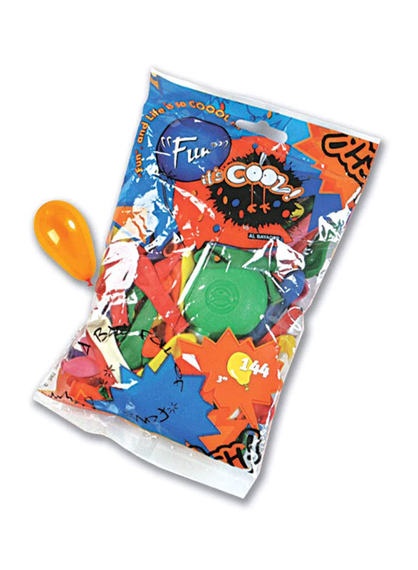 

Fun 3-inch Its Cool Standard Balloon Set, 144 Pieces