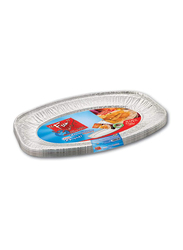 Fun 30cm 5-Piece Indispensable Round Aluminium Platter, Silver
