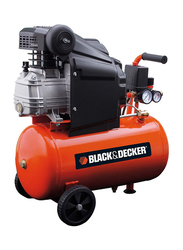 Black & Decker 2HP 8 Bar Compressor, Dark Orange/Black