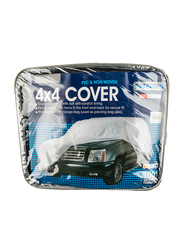 Duracover PVC & Non-Woven 4x4 Car Cover, Black, 190x77x57 Inch