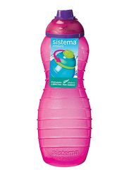 Sistema 700ml Twist 'N' Sip Plastic Davina Water Bottle, Pink