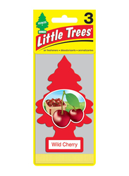 Little Trees Wild Cherry Paper Air Freshener, Red