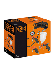 Black & Decker Air Tools Kit, White/Black/Orange, 4 Pieces