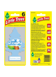 Little Trees Summer Linen Card Air Freshener, Blue
