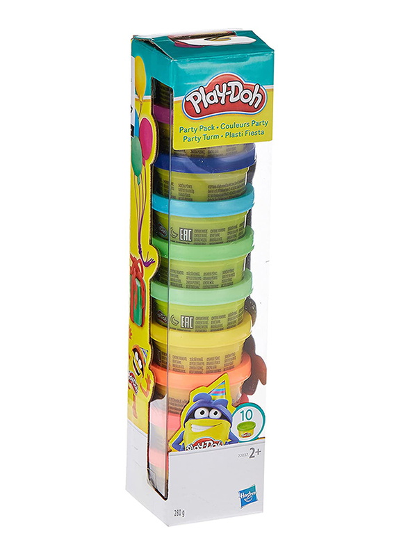 Play-Doh Party Can Pack, Arts & Crafts Kit, 10 Pieces, Ages 2+ 