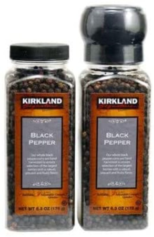 

Kirkland Signature Black Pepper Grinder with Refill, 350g