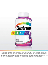 Centrum Multivitamin with Iron, Vitamins D3, B and Antioxidant Tablet for Women, 250 Tablets