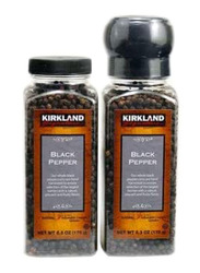 Kirkland Signature Black Pepper Grinder with Refill, 350g