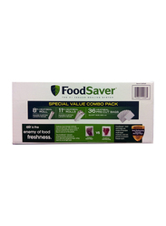 Food Saver Special Value Vacuum Seal Combo Pack, B005SIQKR6, Clear