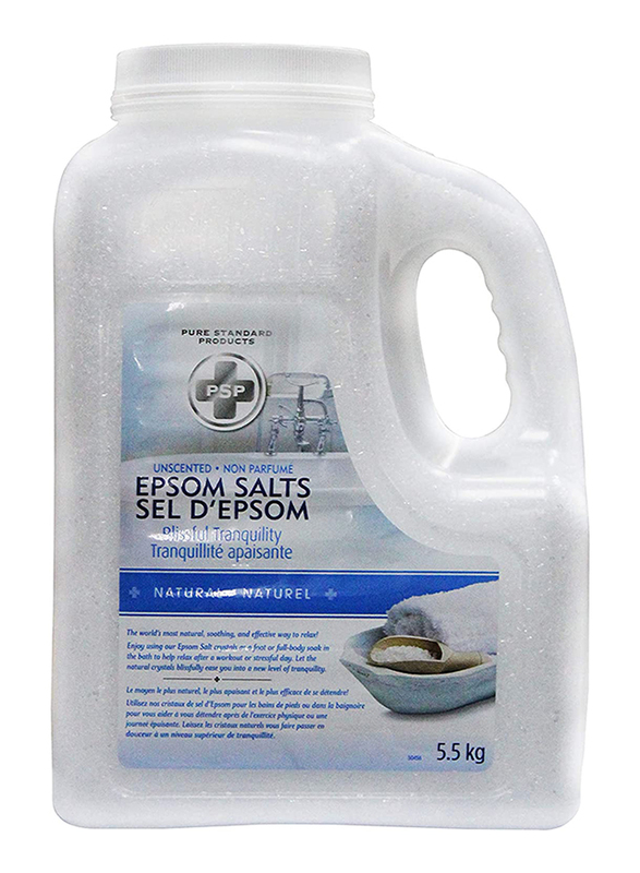 Epsom Unscented Natural Blissful Tranquilty Salt, 5.5Kg