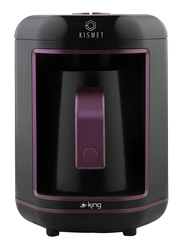 King Kismet Turkish Automatic Coffee Machine, 550W, K605, Black/Purple