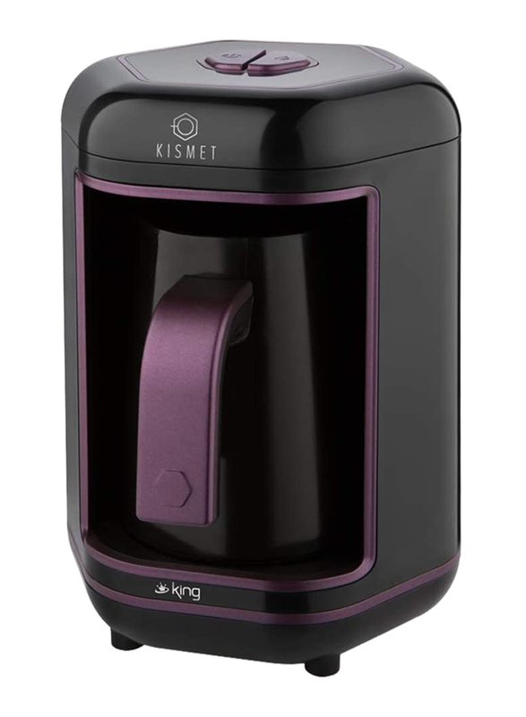 King Kismet Turkish Automatic Coffee Machine, 550W, K605, Black/Purple