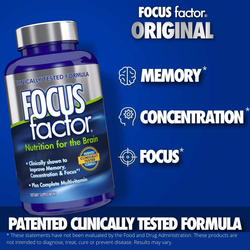Focus Factor Nutrition for The Brain, 150 Tablets