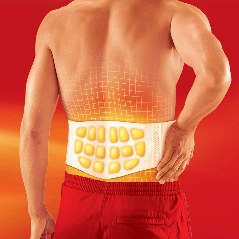 Robax HeatWraps Thermacare Non-Medicated Lower Back & Hip Pain Therapy, Small-Extra Large, White