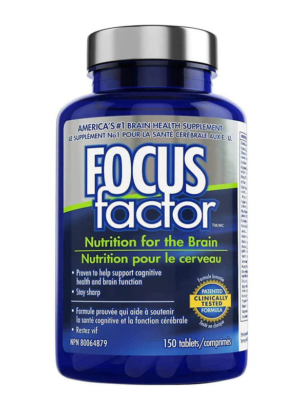 Focus Factor Nutrition for The Brain, 150 Tablets