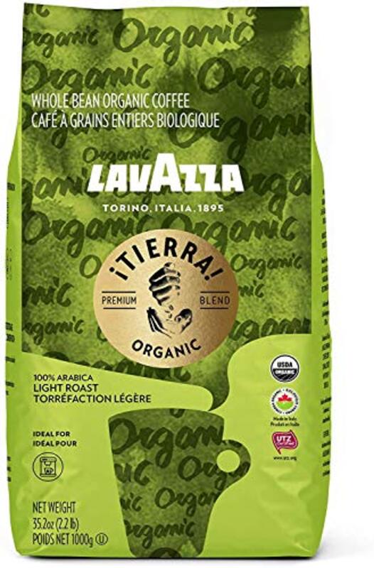 

Lavazza Organic Tierra Italian Roasted Coffee Beans, 1 Kg