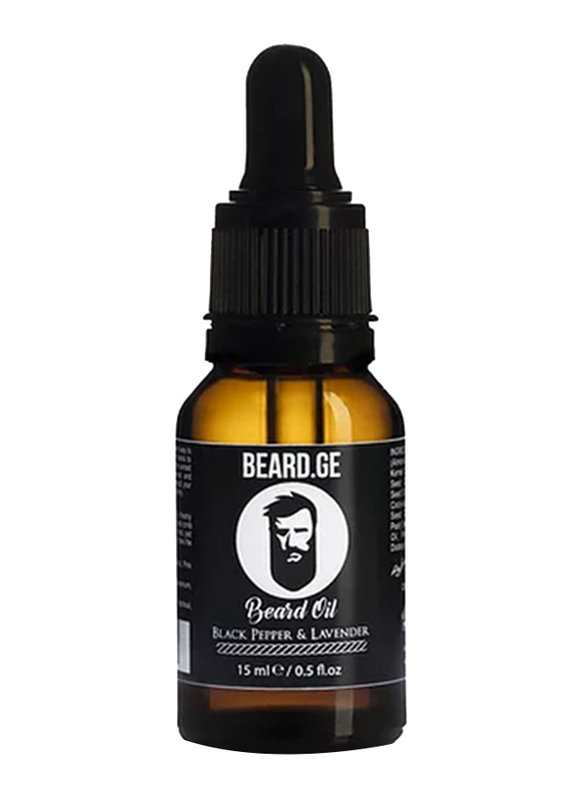 

Beard.Ge Black Pepper & Lavender Scented Beard Oil, 15ml