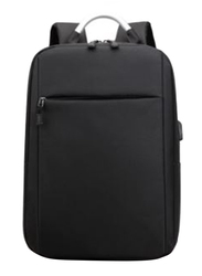 V-Walk Anti-Theft Notebook Backpack Laptop School Bag with USB Charging Port, Black