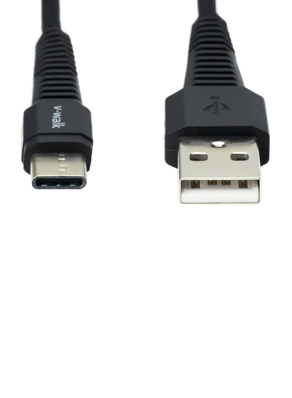 V-Walk 1-Meter High Tech USB Type-C Charging Cable, USB Type A Male to USB Type-C for Type-C Devices, Black