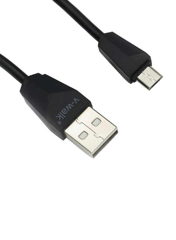 V-walk 1-Meter Micro-B USB Charging Cable, Fast charging USB Type A Male to Micro-B USB for Micro-B USB Devices, Black