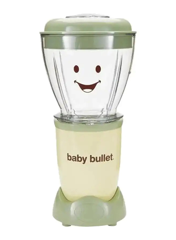 Nutribullet Baby Bullet 22-Piece 950ml Electric Plastic/Silicone Blender Set, 200W, BBR-2212M, Green/Cream