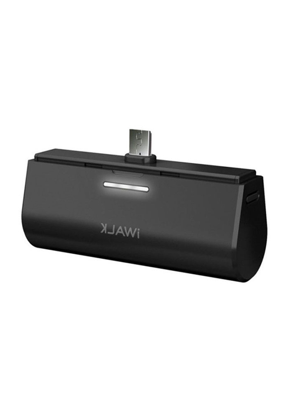Iwalk 3000mAh Power Bank, with Micro-USB Input, DBS3000M, Black