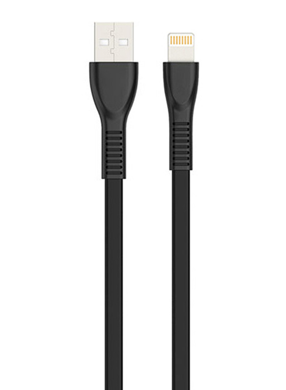 Havit 1.8-Meter Lightning Cable, Fast Charging USB 2.0 Type-A Male to Lightning for Apple Devices, Black