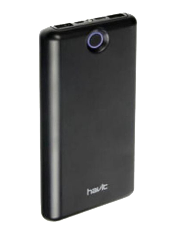 

Havit 20000mAh Power Bank with USB Type C and Micro-USB Input, Black