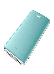 Havit 10000mAh Fast Charging Power Bank with USB-A Input, with LED Light, PB-005X, Blue